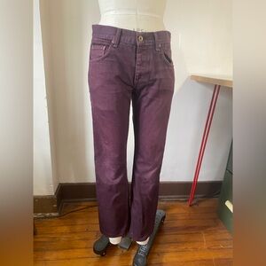 rag & bone MEN’S Slim Straight Sangria Jeans